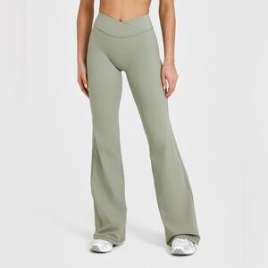 Oner Active Unified Wrap Flared Bottoms | Soft Sage Green - M - Short